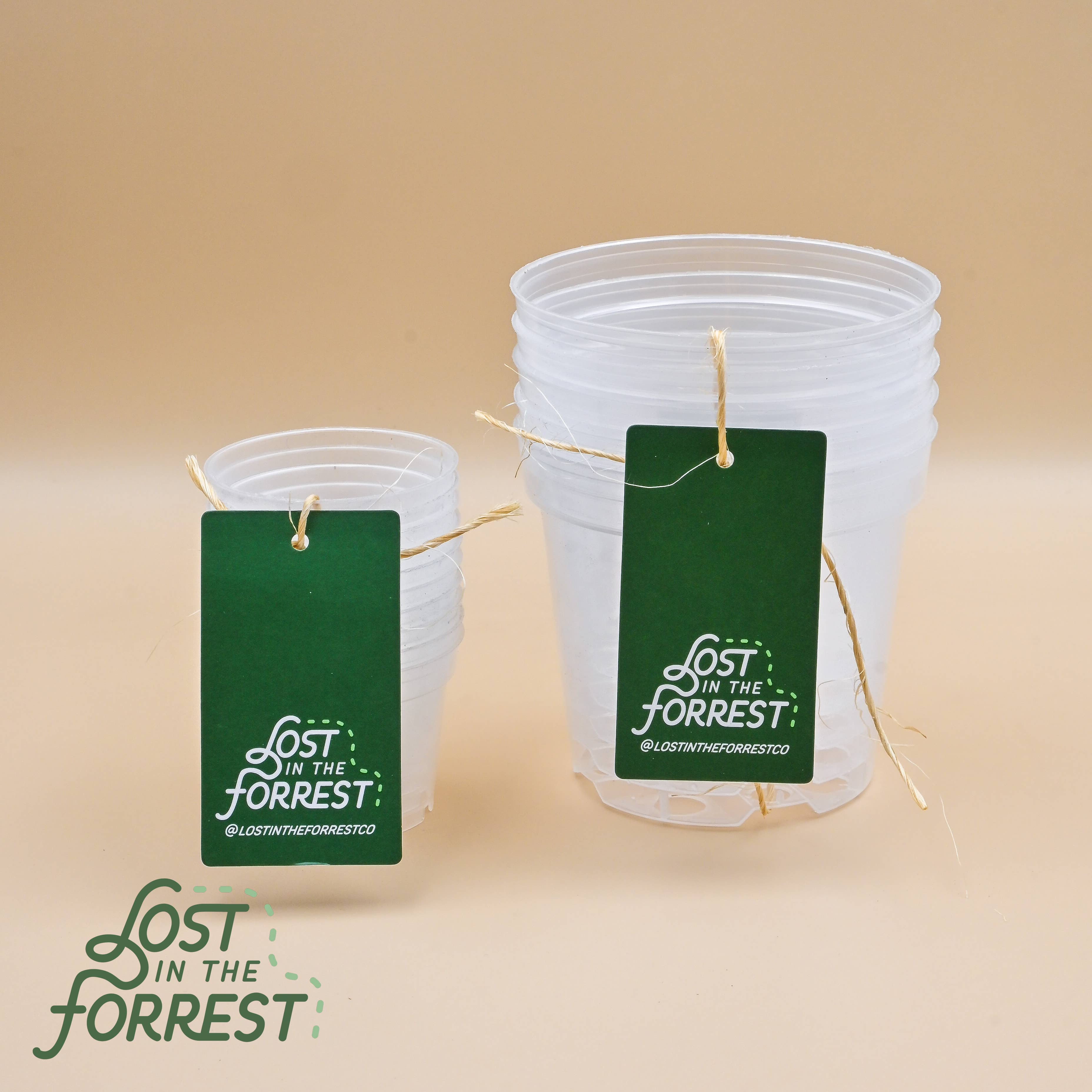 Lost in the Forrest - Wholesale Plant Pot - Clear Grower Pot4