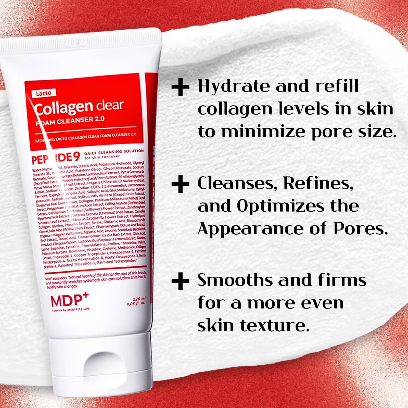 LADAMER, OSHINCHAE,MEDI-PEEL(MDP+) - Wholesale Facial Cleanser - MDP LACTO COLLAGEN CLEAR 2.0, 4.05 fl.oz, 120ml14