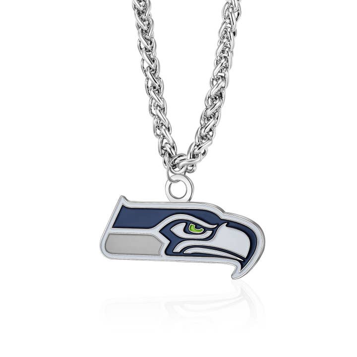 Collana con logo NFL Seattle Seahawks Primary Team per la vendita all'ingrosso da parte di Simran International