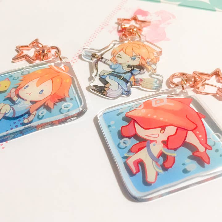 ToasterKiwi - Wholesale Individual Charm/Pendant - The Legend of Zelda Charms (2 inch Clear Acrylic)4