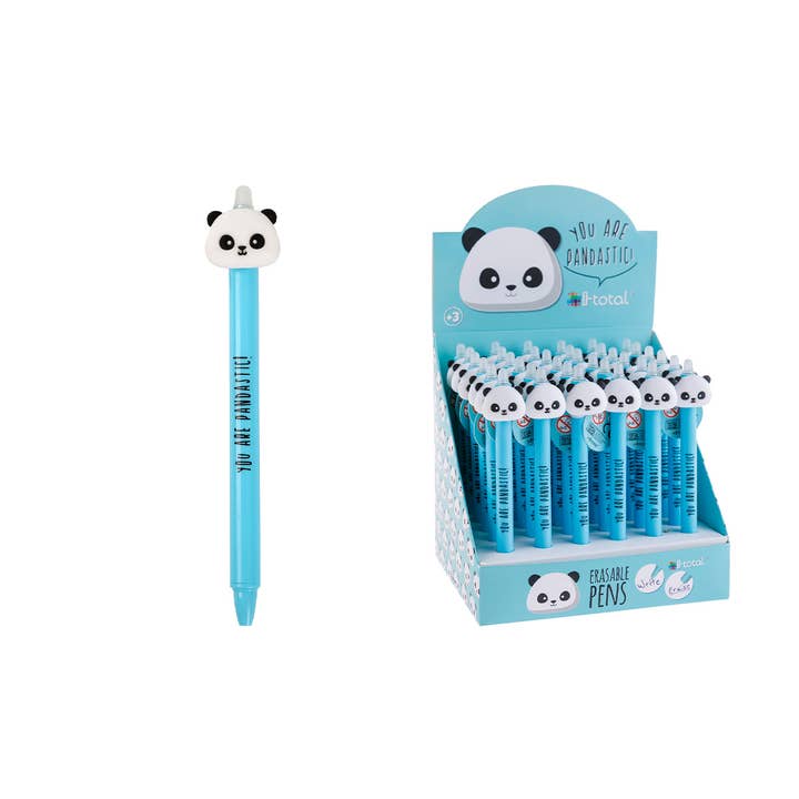 Stylo effaçable Pandastic - présentoir de 36 pièces pour la vente par I-Total, I-Drink