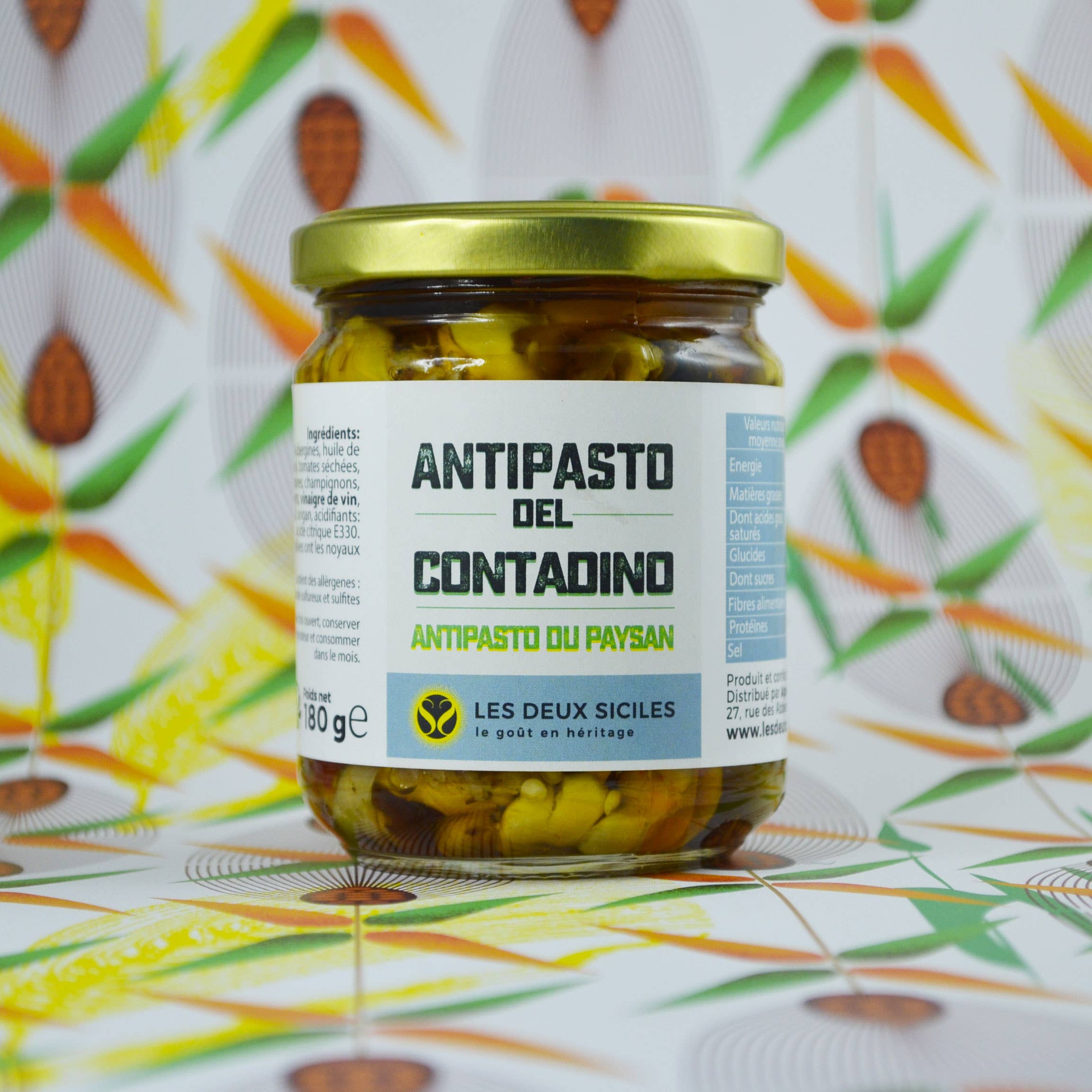 Les Deux Siciles - Wholesale Pickled Vegetables - Peasant's Antipasto, Jarred Vegetables0