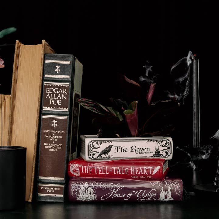 Steel Mill and Co. - Wholesale Planter Box - Stacked Book Planter, The Raven