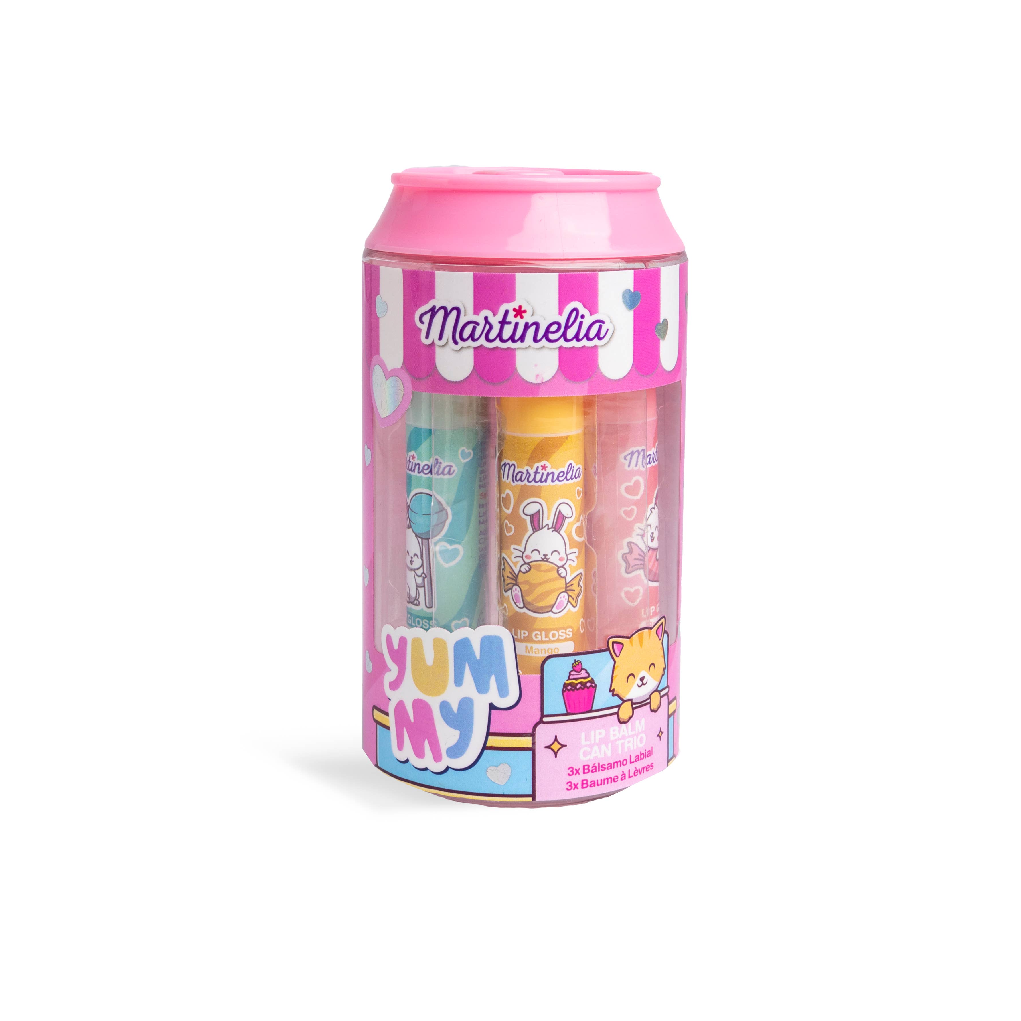 Aquarius Cosmetic SLU – Großhandel Lippenbalsam – MARTINELIA YUMMY LIPPENBALSAM DOSEN TRIO2