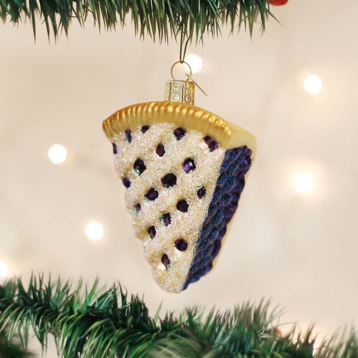 Blueberry Pie Ornament for wholesale by Old World Christmas