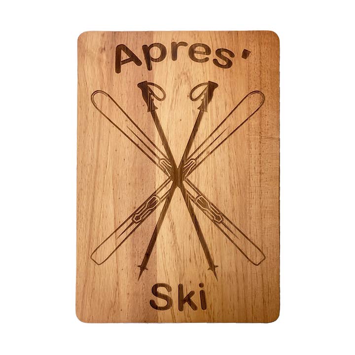Houten plank voor après-ski - 10" x 15 voor wholesale door Creative Gifts International Inc.