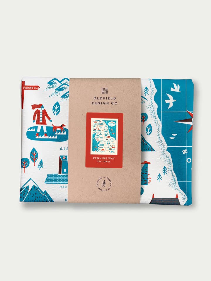 Torchon Pennine Way pour la vente par Oldfield Design Co