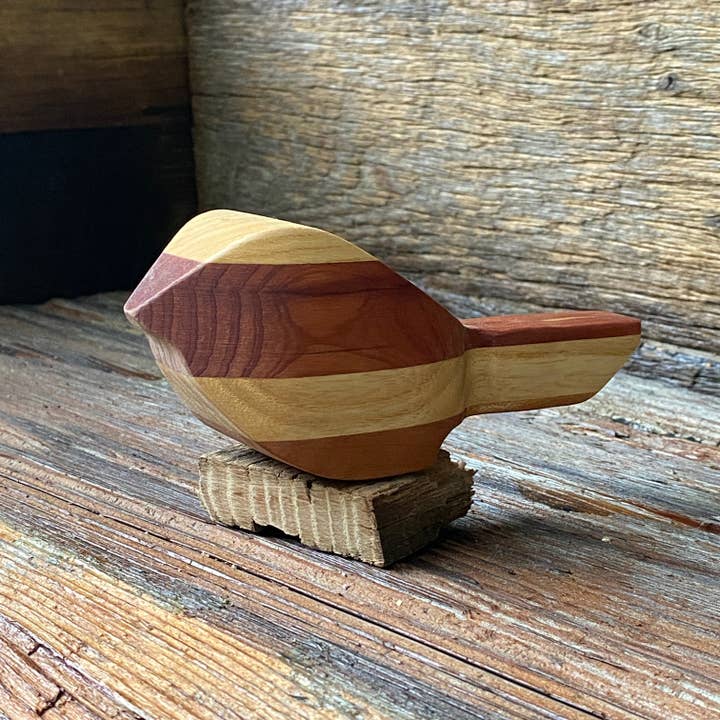 The Haven Woodshop - Wholesale Decorative Tabletop Object - Handcrafted Layered Wooden Birds36