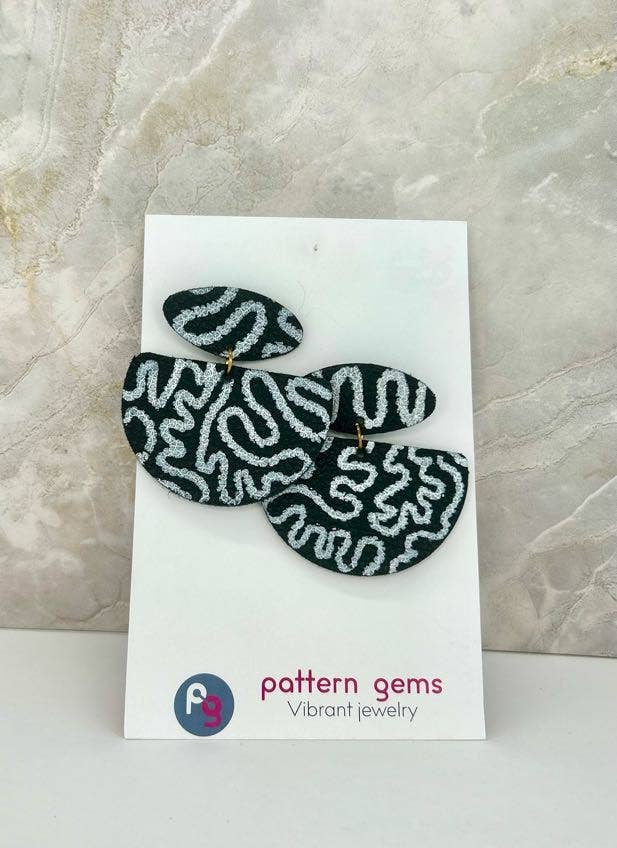 Pattern Gems - Wholesale Dangle Earrings - Emily Earrings1