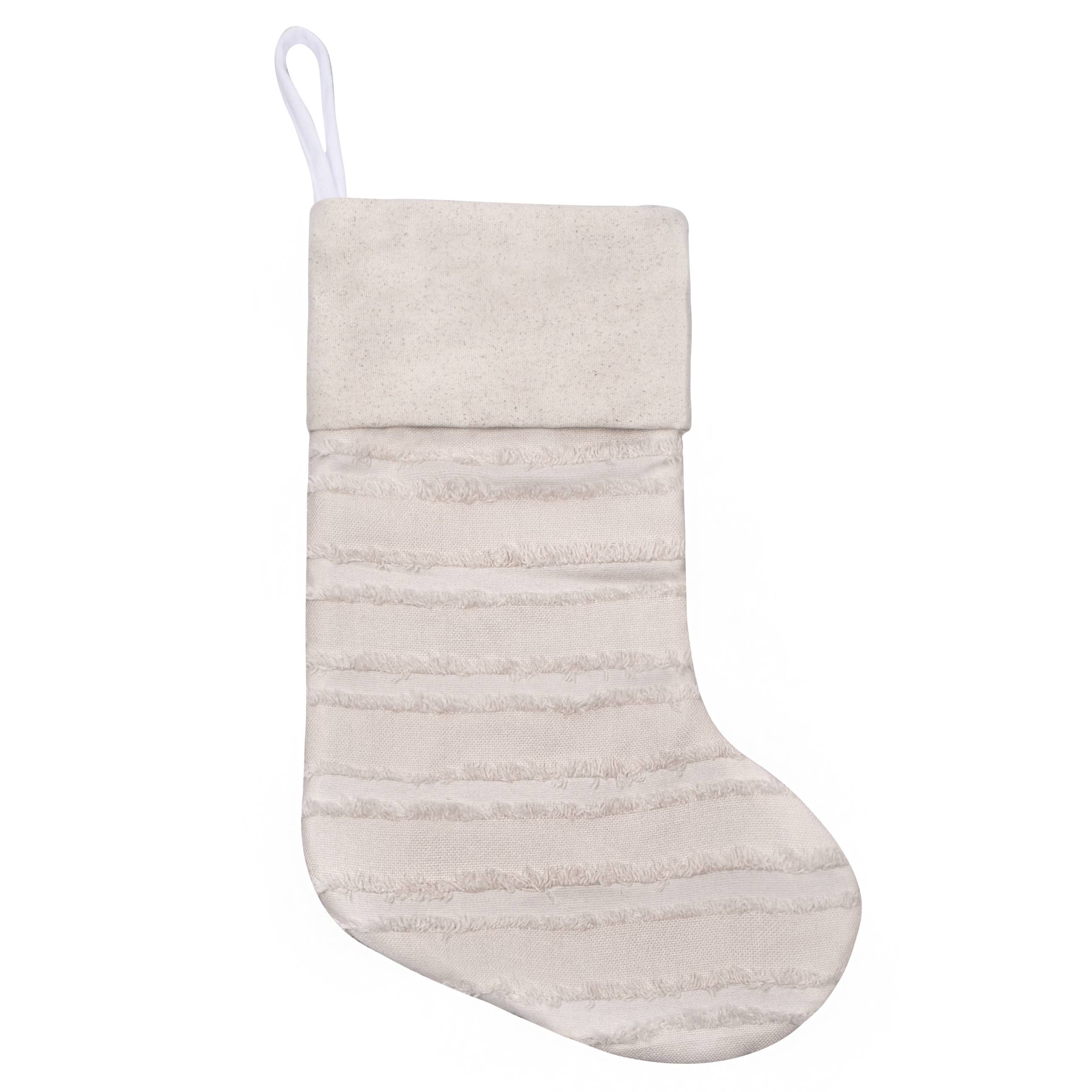 GEXWORLDWIDE - Wholesale Holiday Stocking - New Bohemian Christmas Stockings Neutral Holiday Decor1