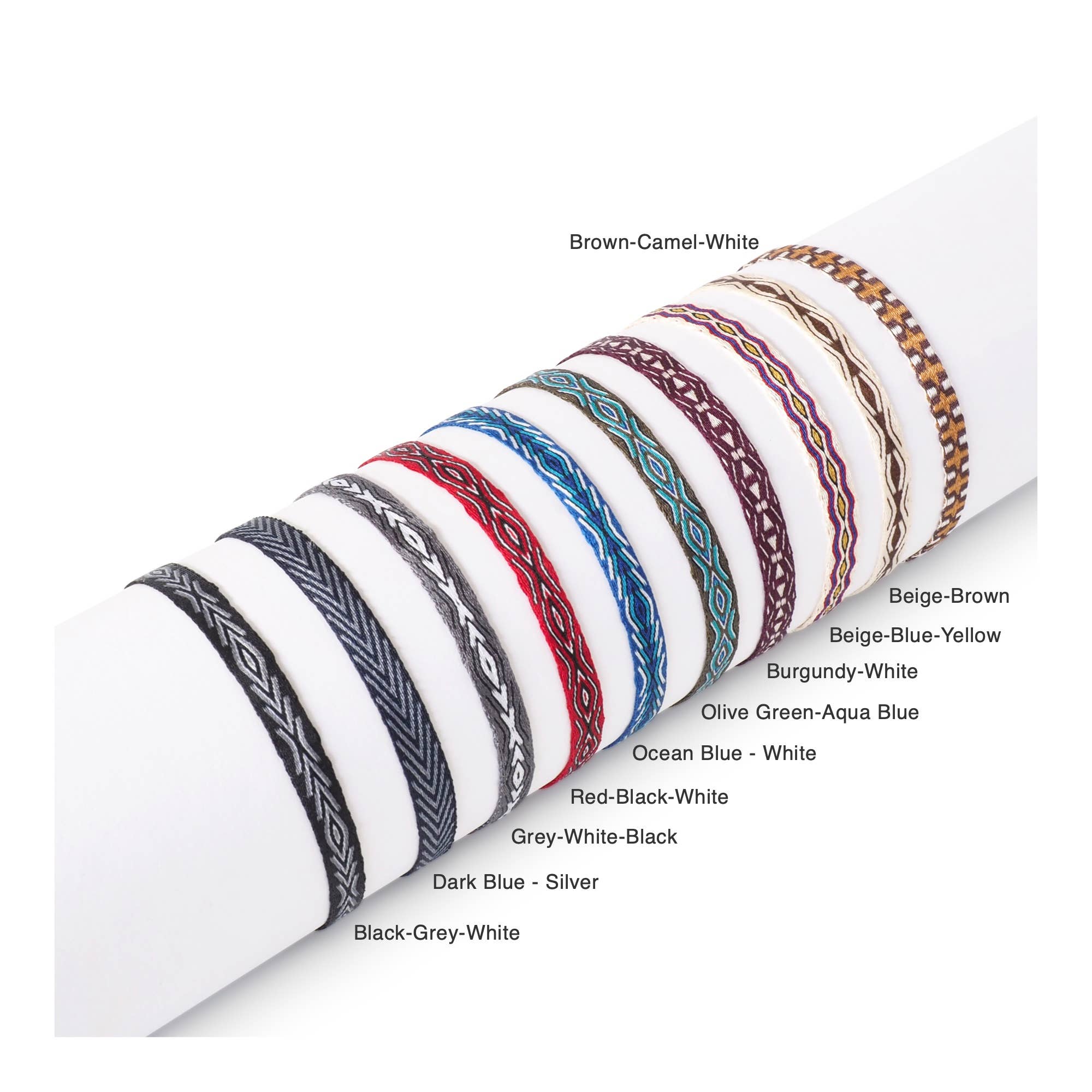 Makarla - Handmade Colombian Jewelry - Wholesale Woven/Braided Bracelet - Mens Surfer Bracelet | Stackable Bracelet | Waterproof | 0