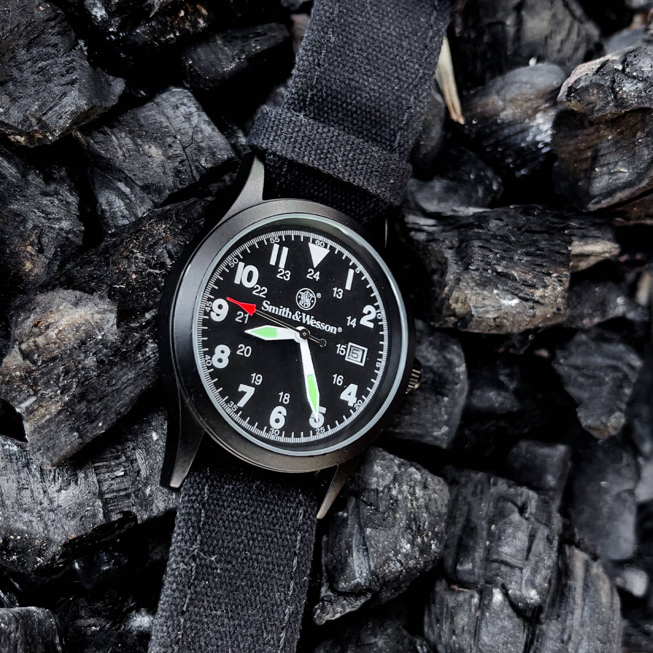 CALIBER GOURMET / CAMPCO - Wholesale Wrist Watch - Men's - Military Watch - 3 Changeable Straps8