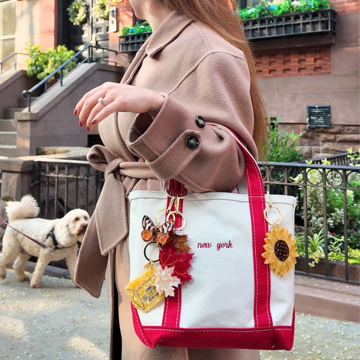 Solar Eclipse - Wholesale Keychain – Women's - Hand-painted Tiger Moth Bag Charm + Keychain1