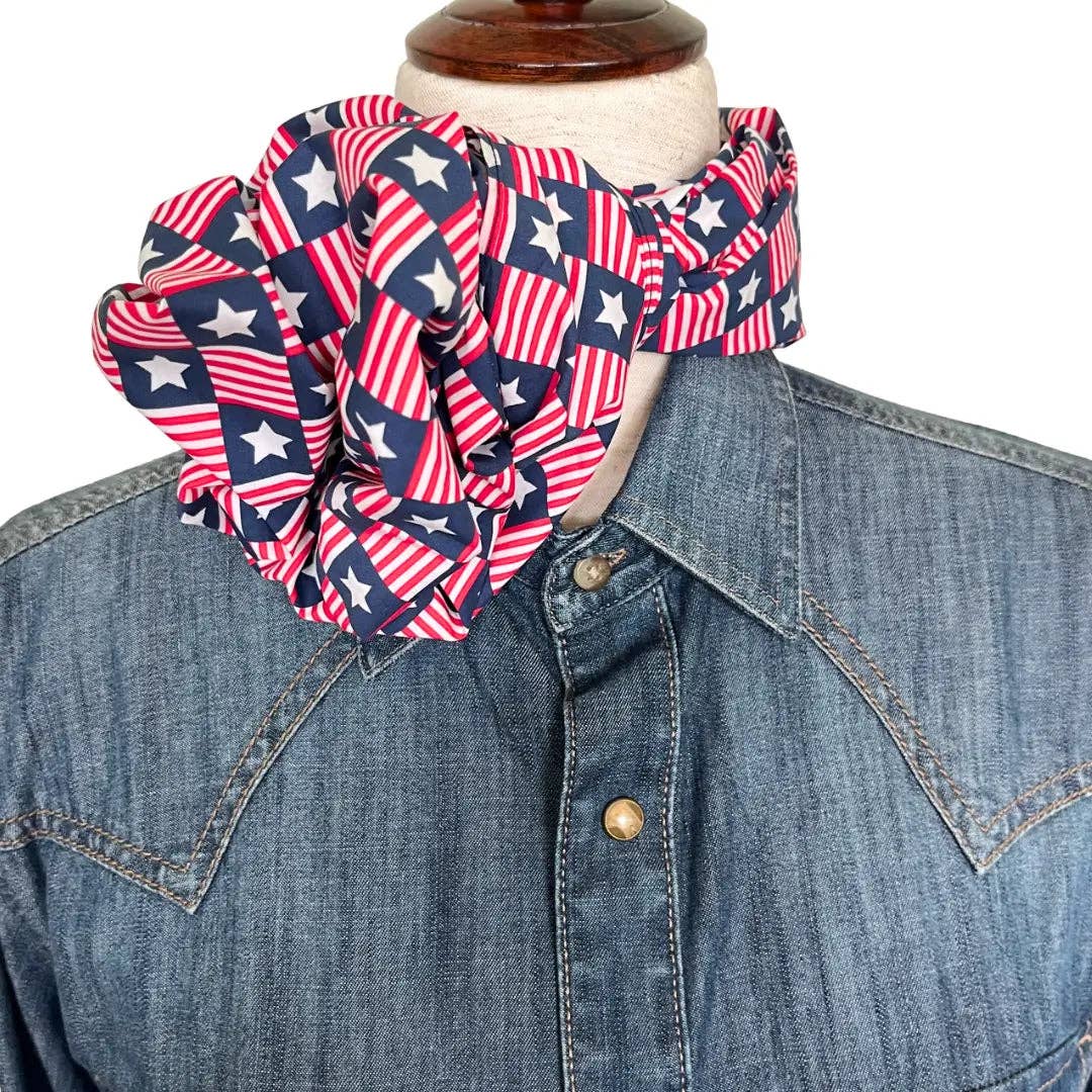 Cowtown Wild Rags - Wholesale Bandana - Unisex - Cowboy Bandana 36" (Patriot) 100% Cotton6