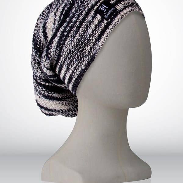 Hemptique - Vente Bonnet – unisexe - Bonnet long en chanvre 100 %