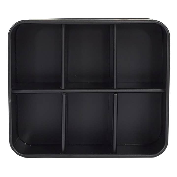 Housse De Rêve - Wholesale Decorative Box - Black and gold metal tea bag box2