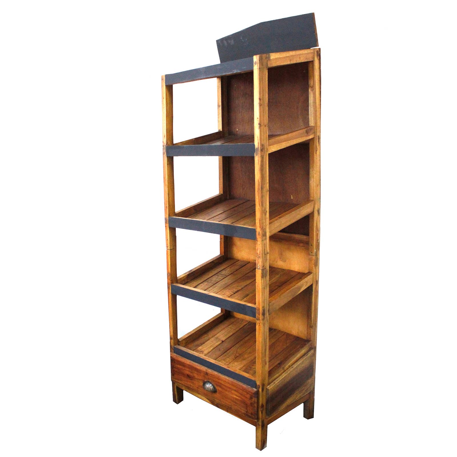 AW Artisan - Wholesale Bottle and Shot Glass Display - Recycled teak wood bath bomb display3