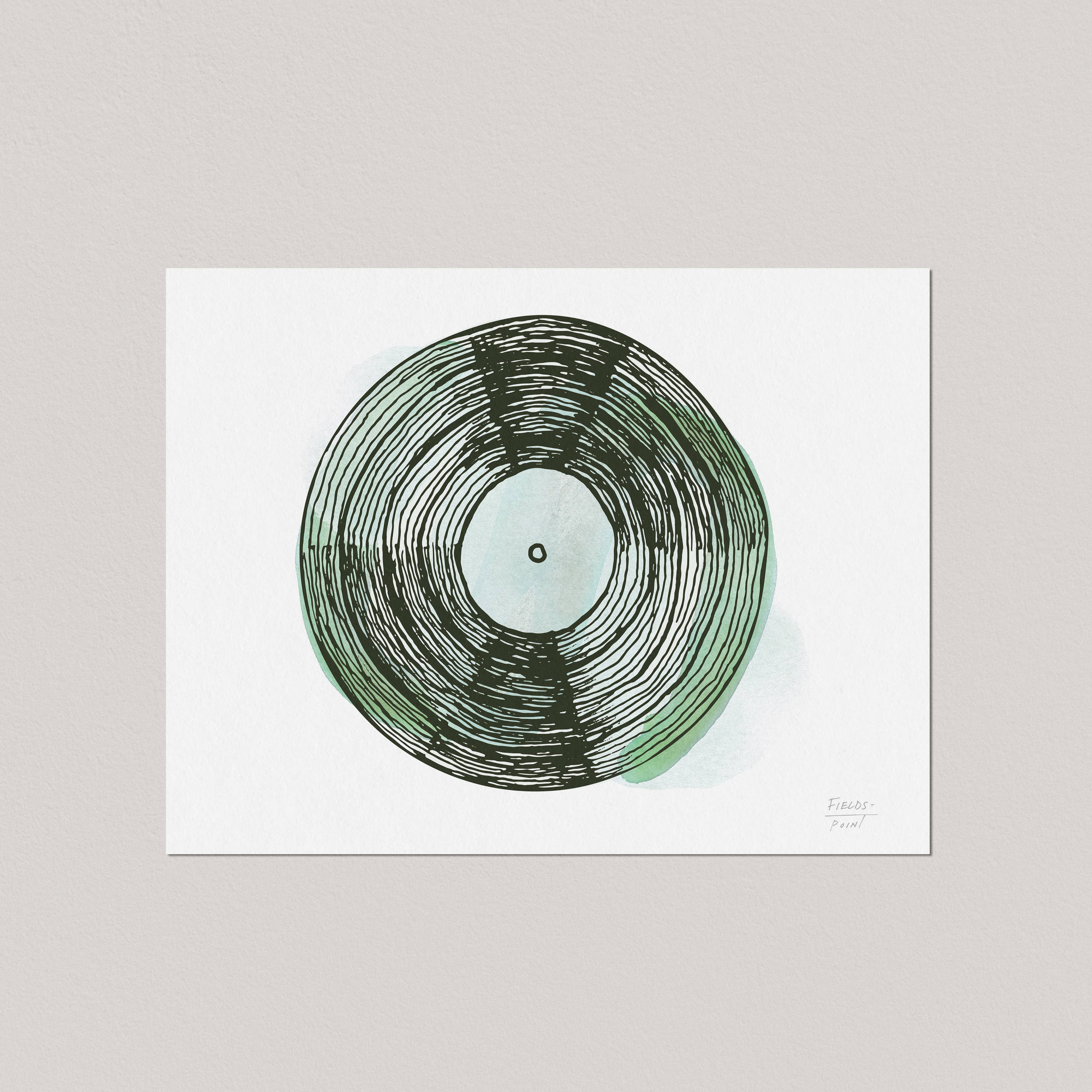 Statement Goods - Wholesale Art Print - Old School Record - Musical Art Print1