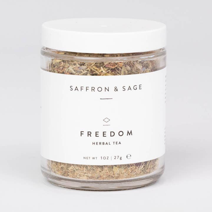 Saffraan & Sage Freedom thee voor wholesale door Saffron & Sage