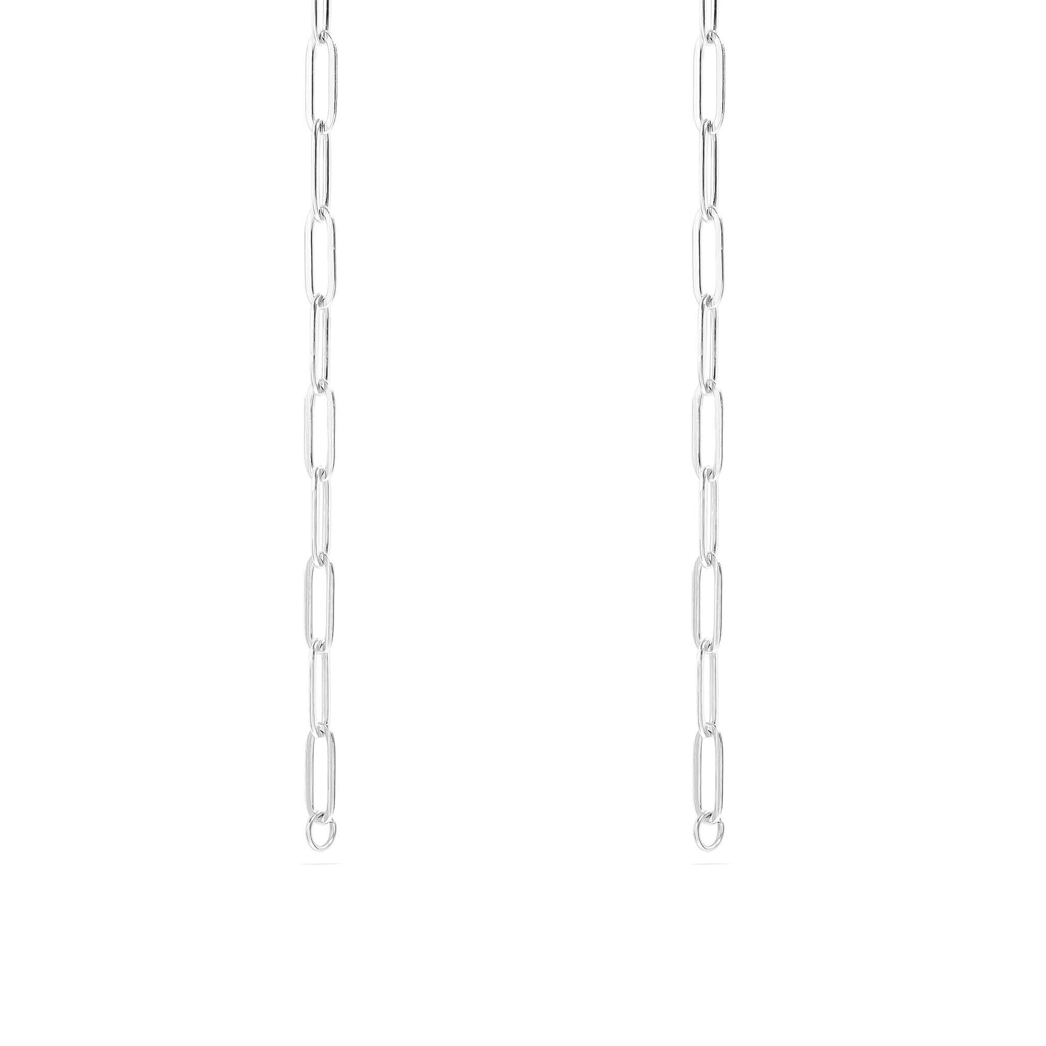 WJW – Großhandel Gliederhalskette – Edelstahl Büroklammer Spaltkette1