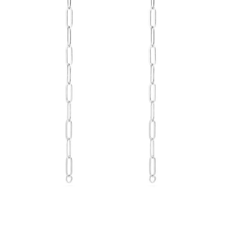 WJW – Großhandel Gliederhalskette – Edelstahl Büroklammer Spaltkette1