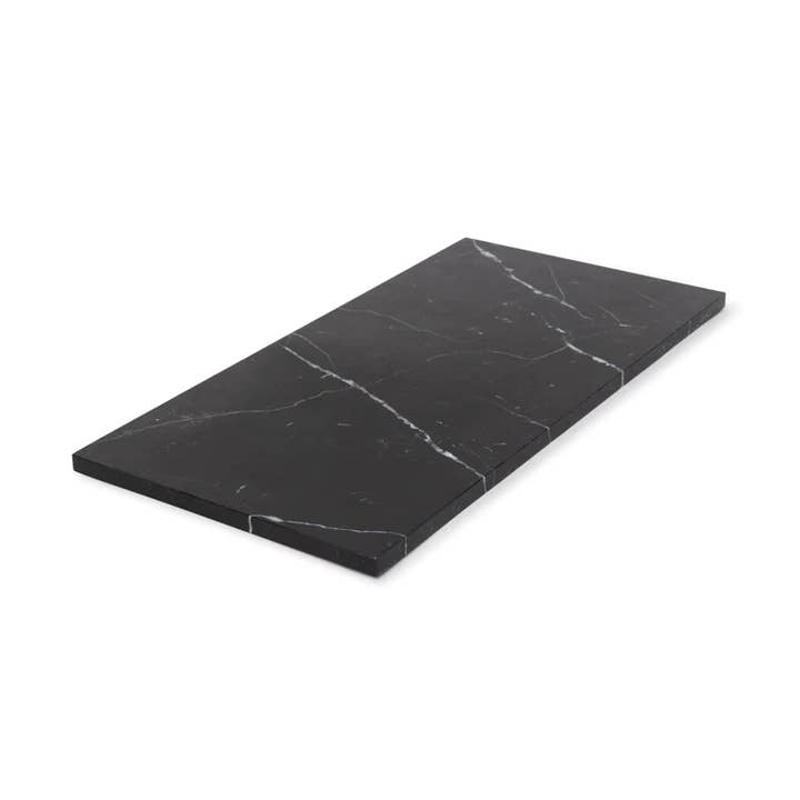 Marmer dienblad rechthoek L zwart marmer 40x20cm voor wholesale door MOOISA