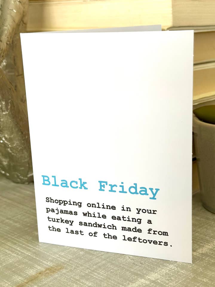 Grappige Black Friday-kaart voor wholesale door Bad Cards Boutique