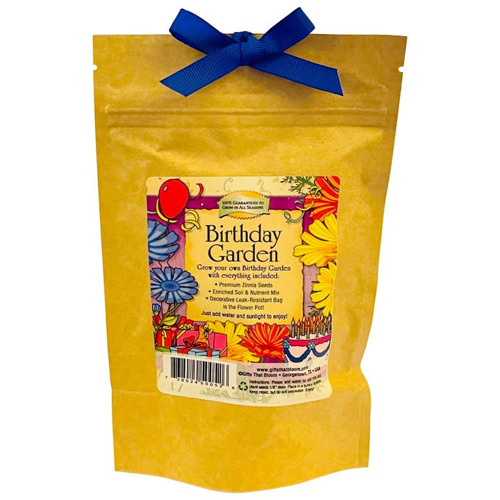 Birthday Garden Grobag Seed Kit for wholesale by Gifts That Bloom