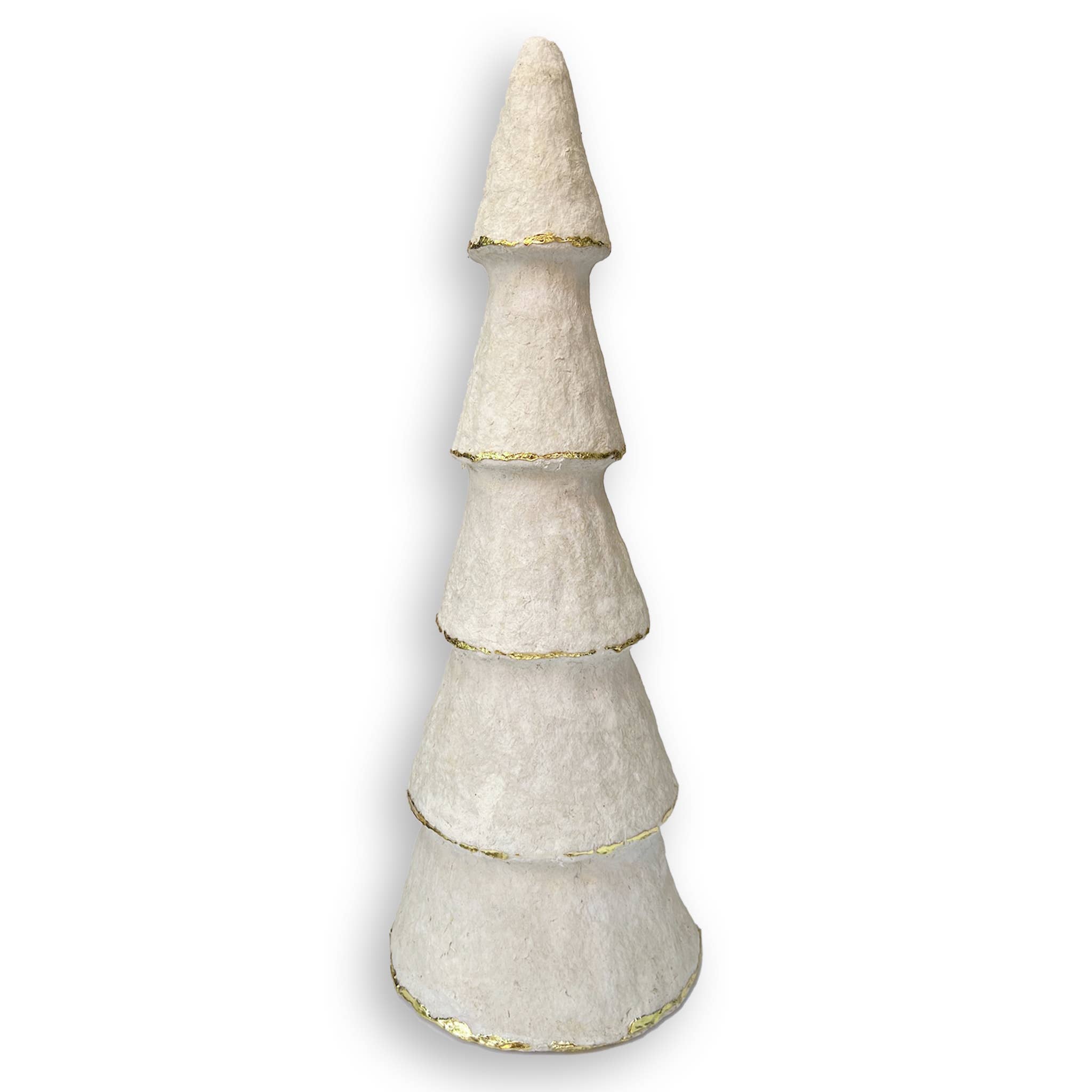 French Graffiti - Wholesale Christmas Decoration - White Paper Mache Trees2