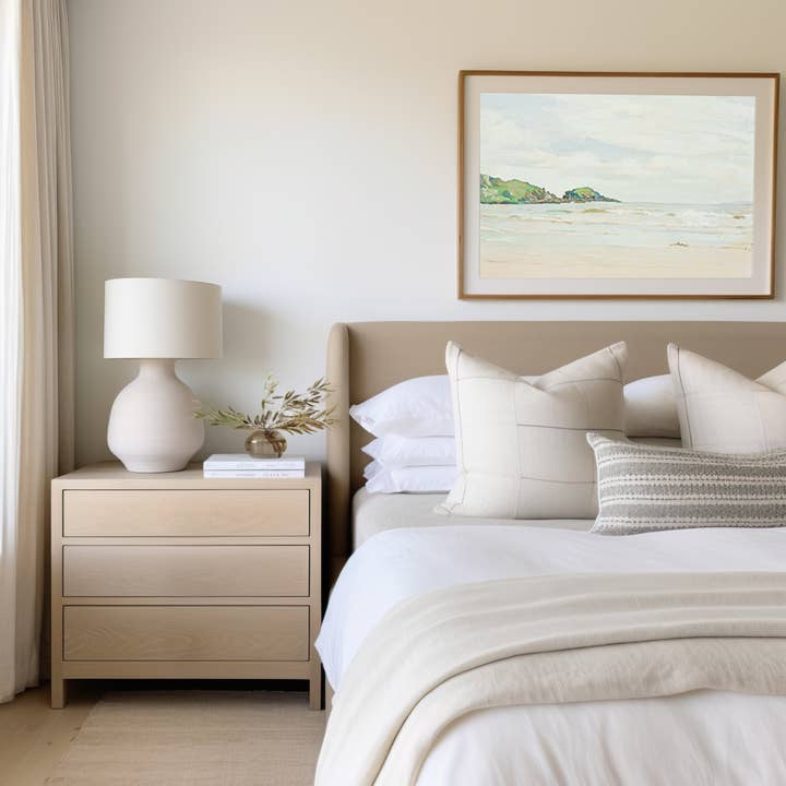 AMY WARR ART - Wholesale Art Print - Vintage Art Print - Beach Coastal Landscape- 'Washed Ashore'