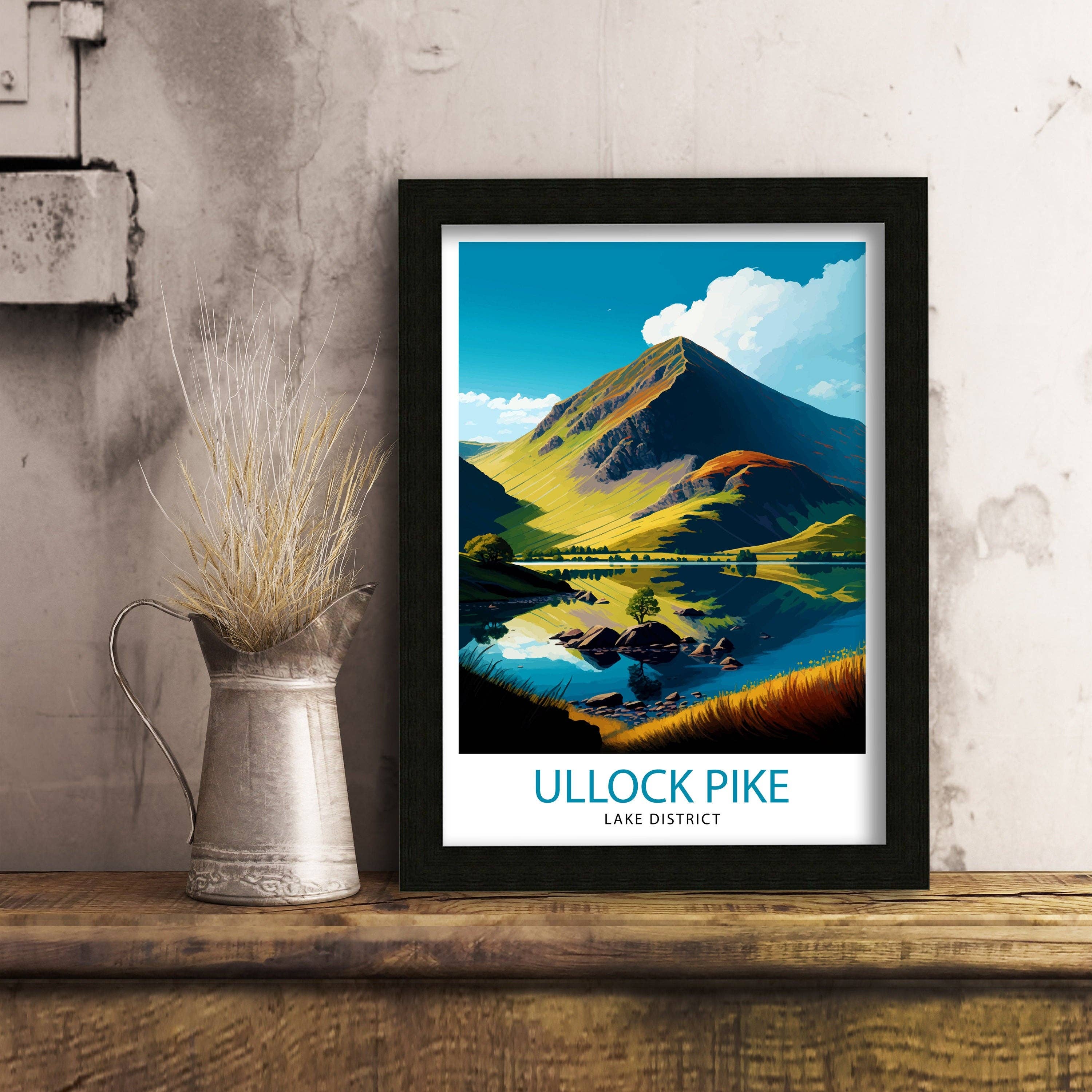InkNPrintz – wholesale Art print – Ullock Pike Travel Poster3