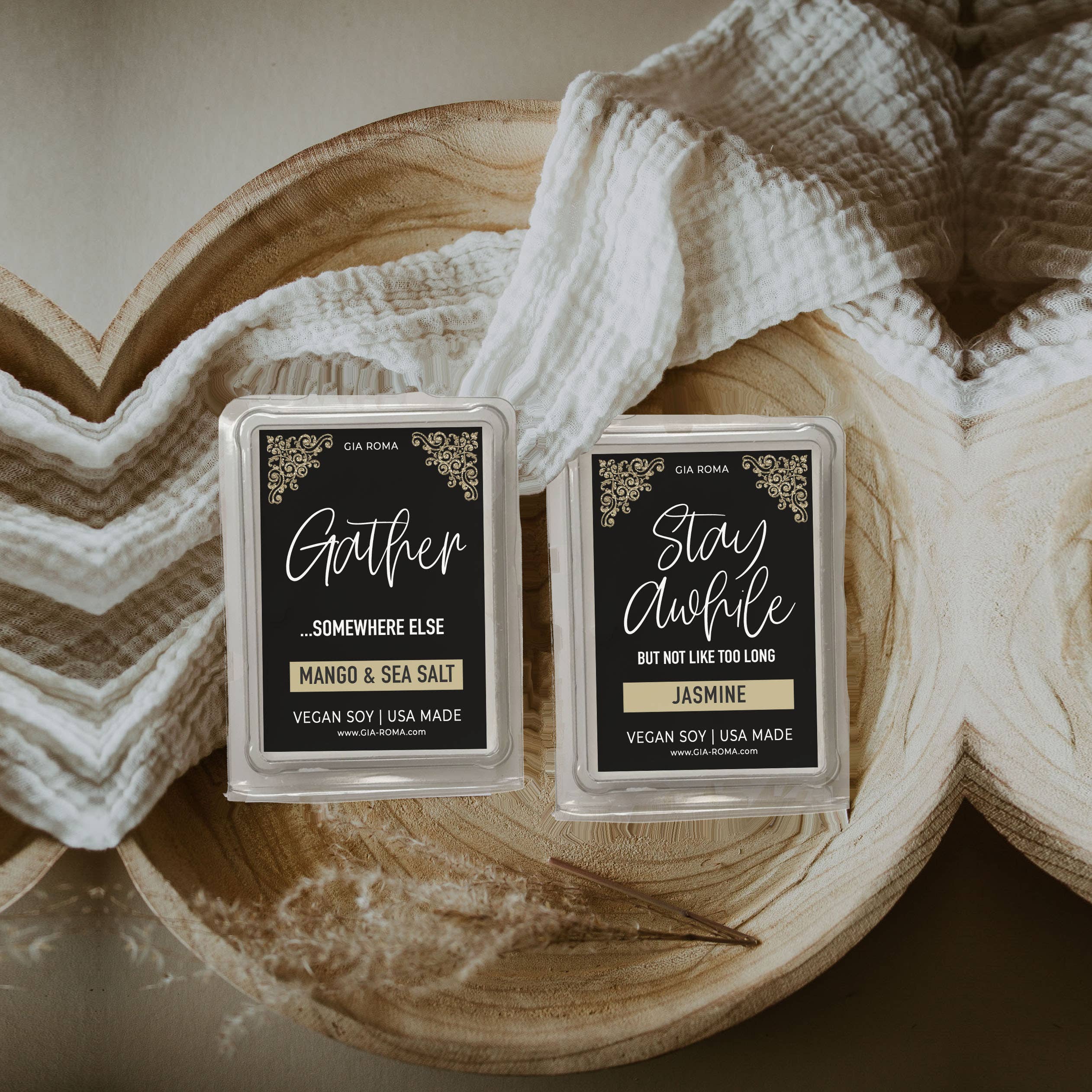 Gia Roma - Vente Fondants - Cadeaux pour la fête des mères, bon marché et amusants, uniques, à base de cire de soja, parfumés24