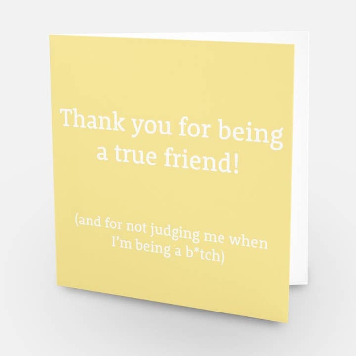 Carte d'ami véritable pour la vente par Colourful Kardz