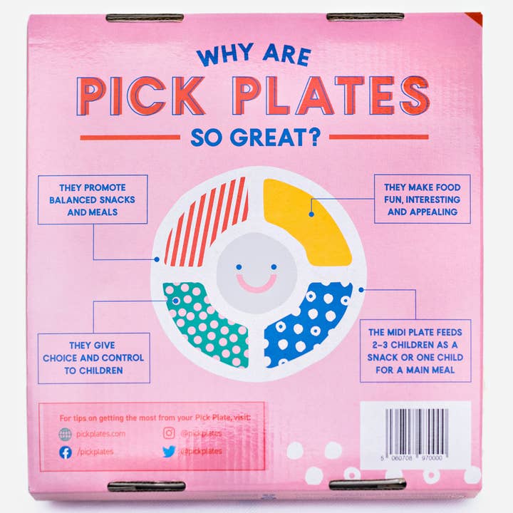 Pick Plates - Wholesale Dinner Plate - Kids & Baby - Pick Plate - Midi1