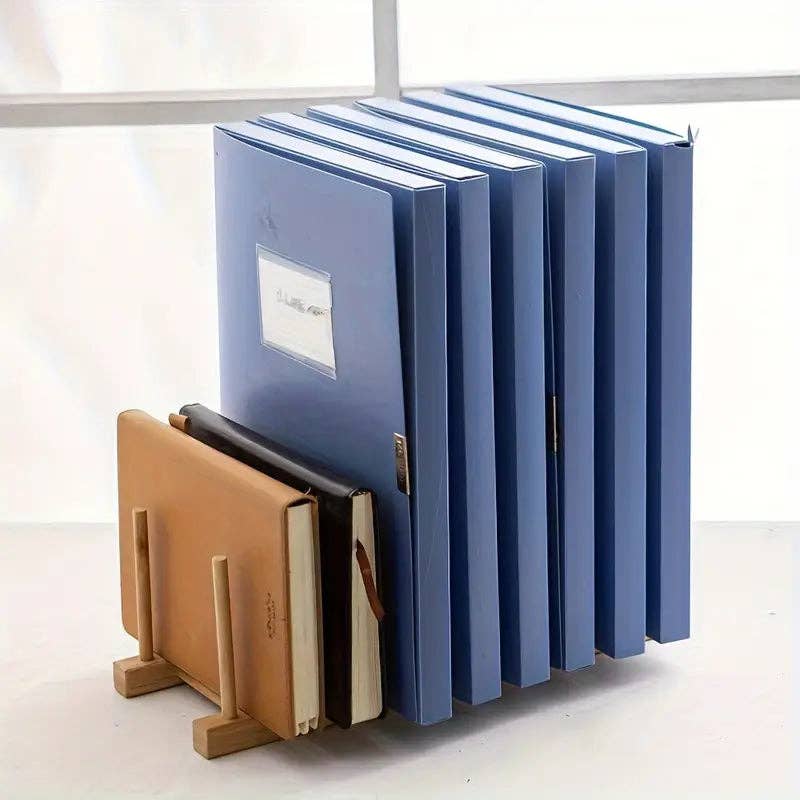 Huis Van Merken - Wholesale Book Stand - Bamboo Book Stand – Portable & Multi-Functional Rack for Bedside & Office Desk2