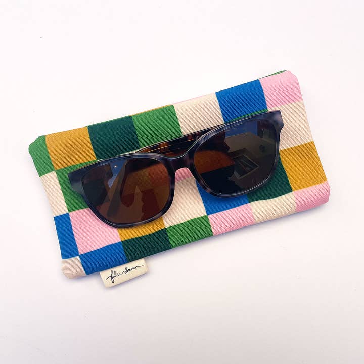 Fabric Drawer - Wholesale Eyewear cases & holders – Women's - Handmade Fabric Sunglasses/Glasses Case - Picnic (Dark)2