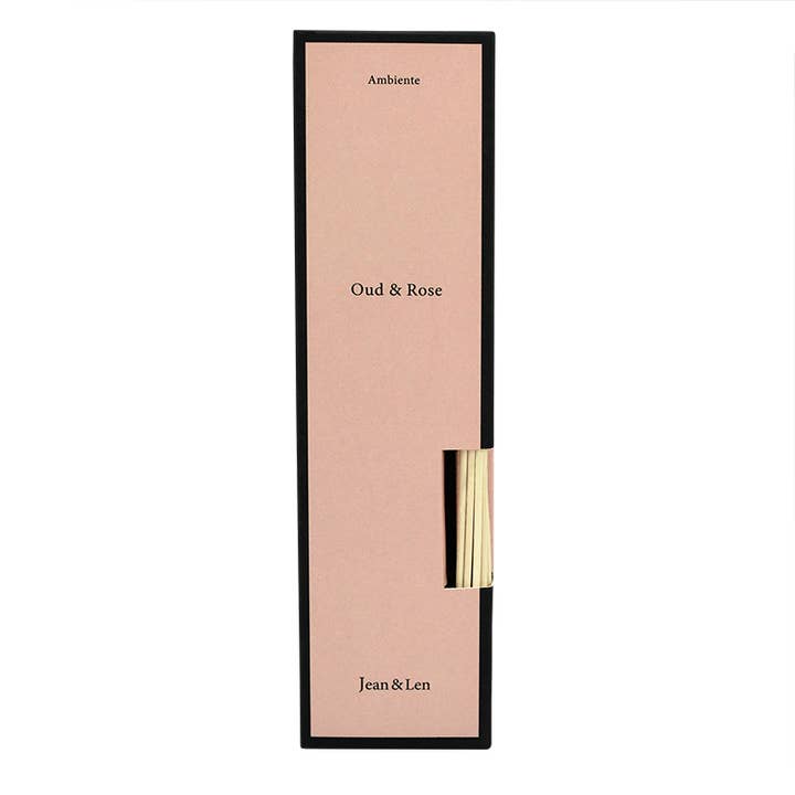 Jean & Len - Wholesale Reed Diffuser - Oud & Rose Room Fragrance, Special Fragrance Made From The Resin Of1