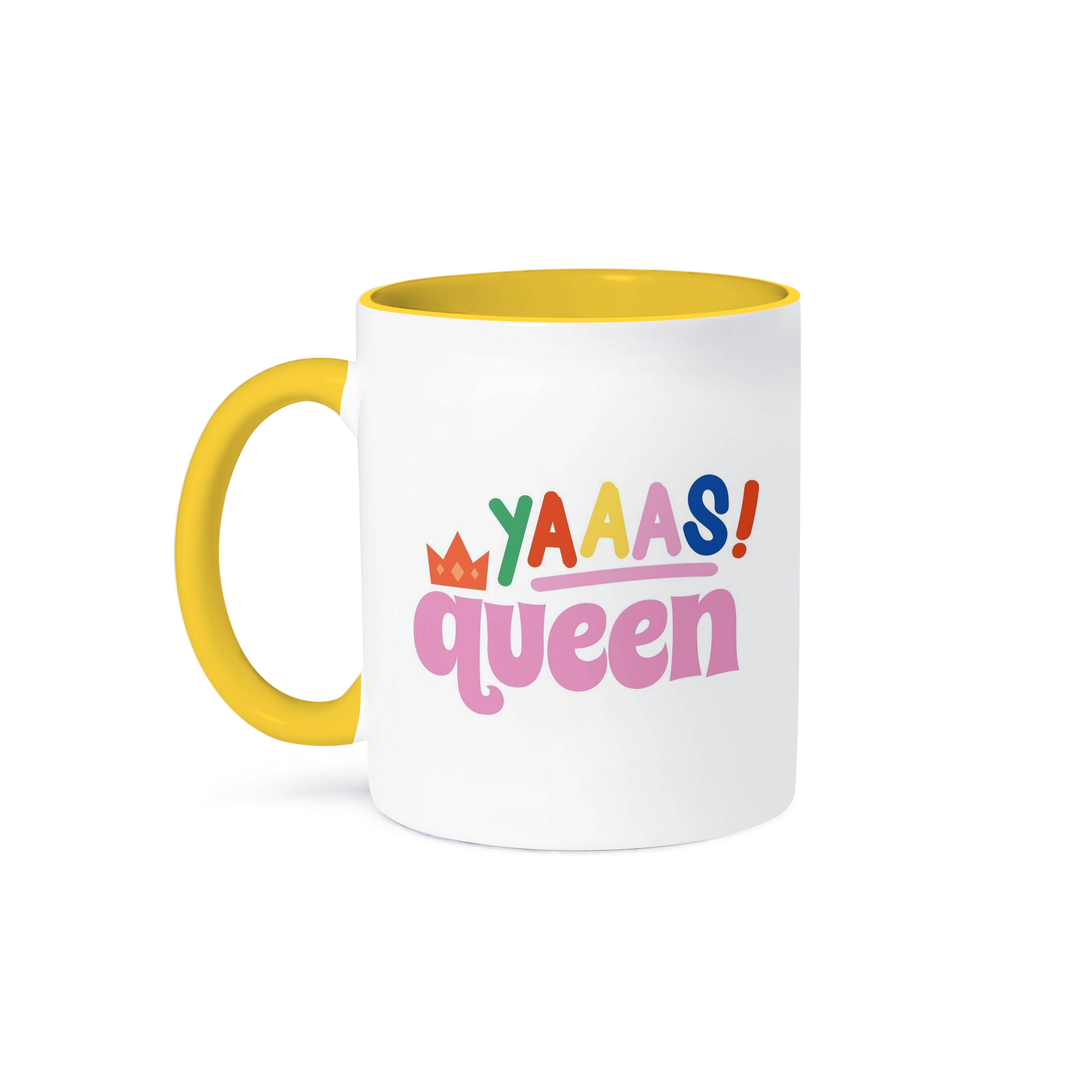 3dRose - Vente Tasse à café - 3dRose, Yaaas Queen, Tasse0