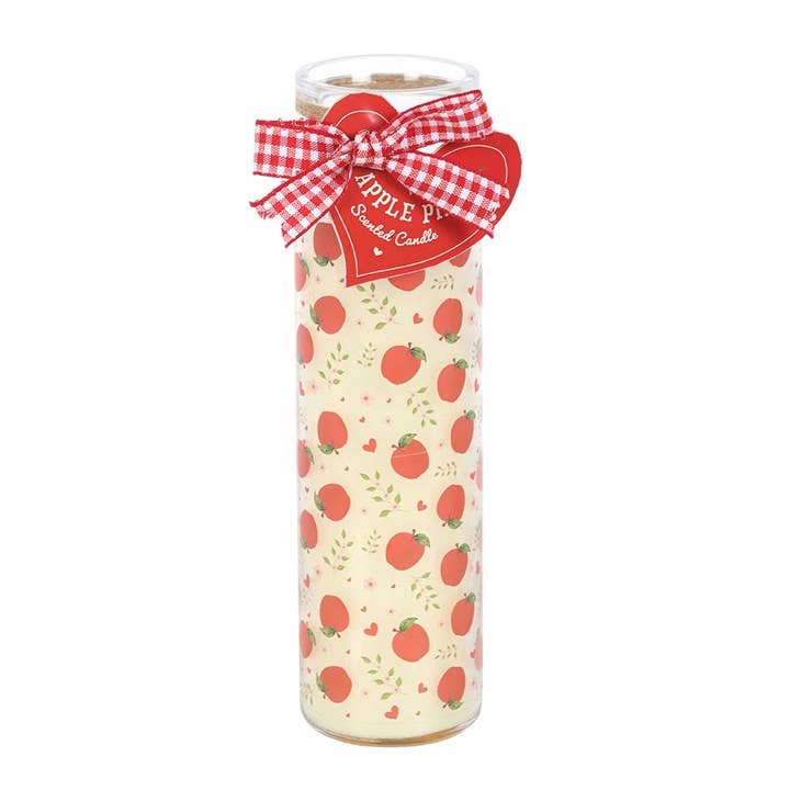 Something Different Wholesale – wholesale Jar/filled candle – Apple Print Apple Pie Scented Tube Candle1