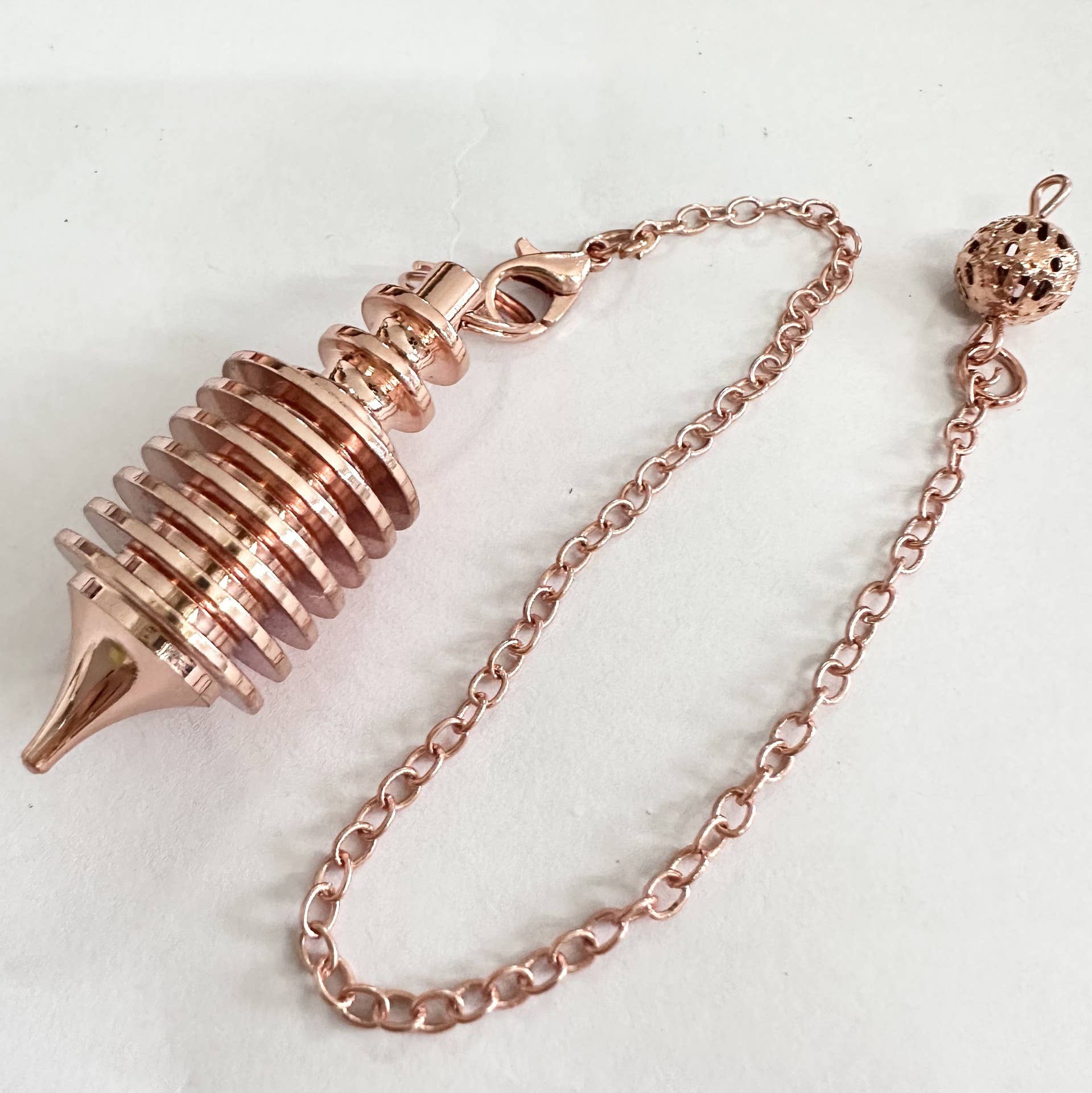 GemMeet - Wholesale Decorative Tabletop Object - Seven-layer copper conical gyroscope gravity pendulum5