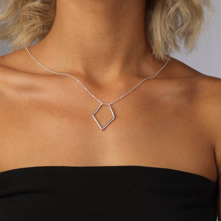 Ring Holder Necklace Geometric Small for wholesale by Gowa Design