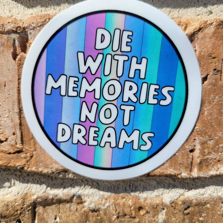 3 inch Water resistant laminated vinyl sticker for wholesale by Kodaandmom