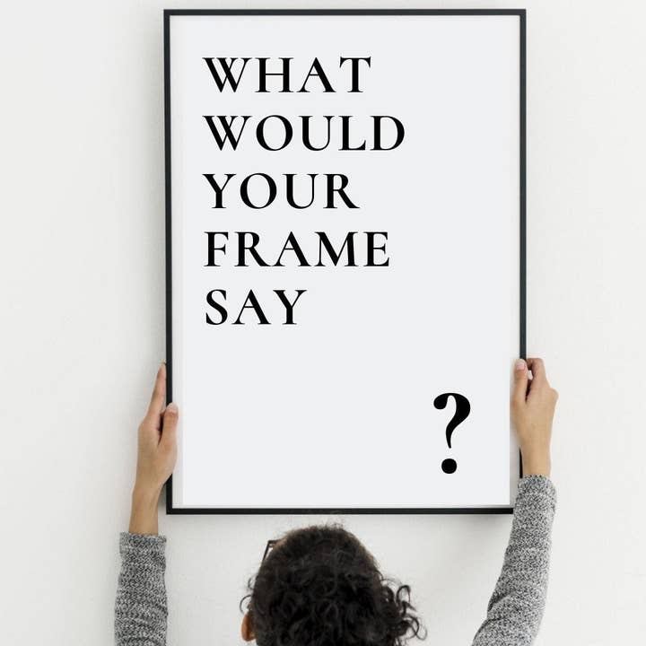 Modern Memory Design Picture Frames – wholesale Sign – Custom Quote print framed wall art frame7