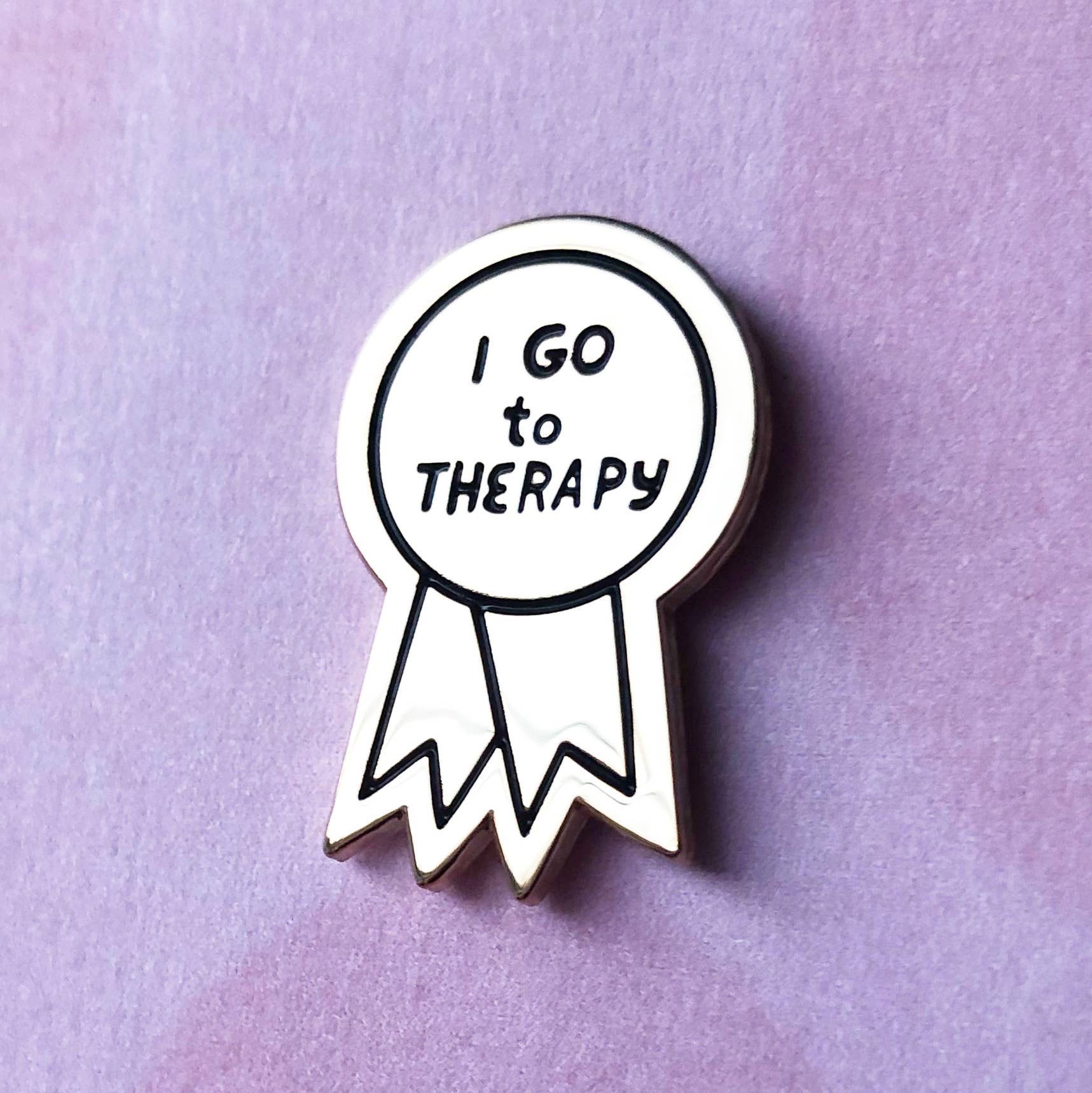 Aviate Press - Wholesale Lapel Pin/Button - Therapy Enamel Pin1