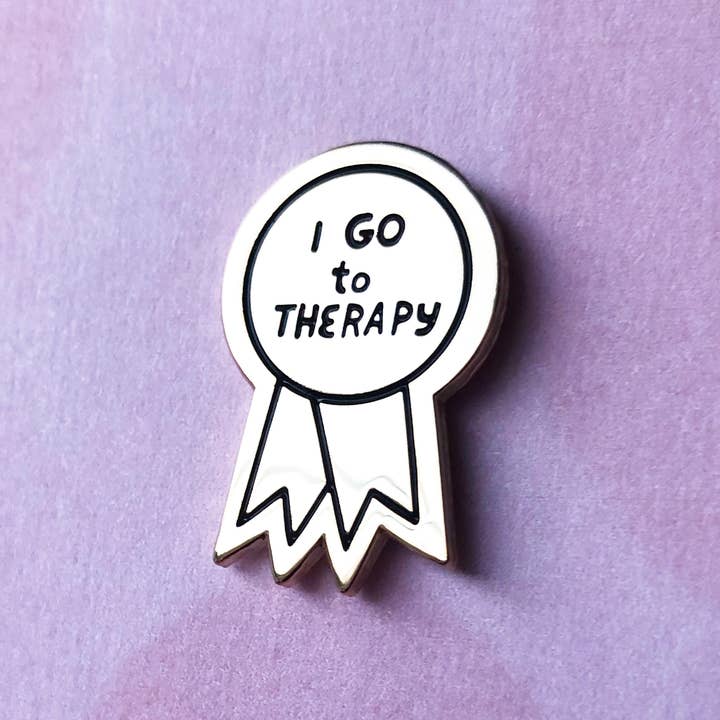 Aviate Press - Wholesale Lapel Pin/Button - Therapy Enamel Pin1