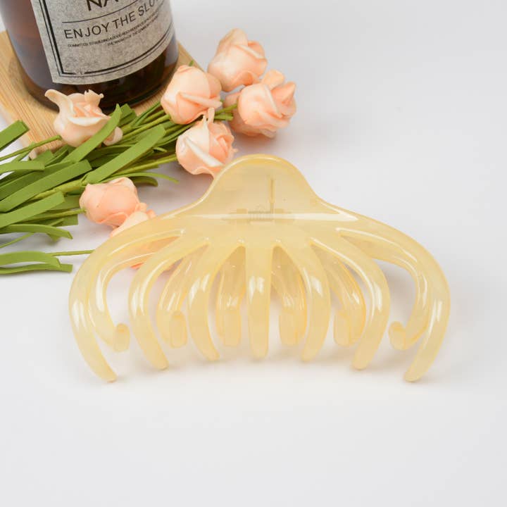 TheDivaSoap - Wholesale Hair Clip - Women's - Large Lazy Transparent French Hair Claw Clip