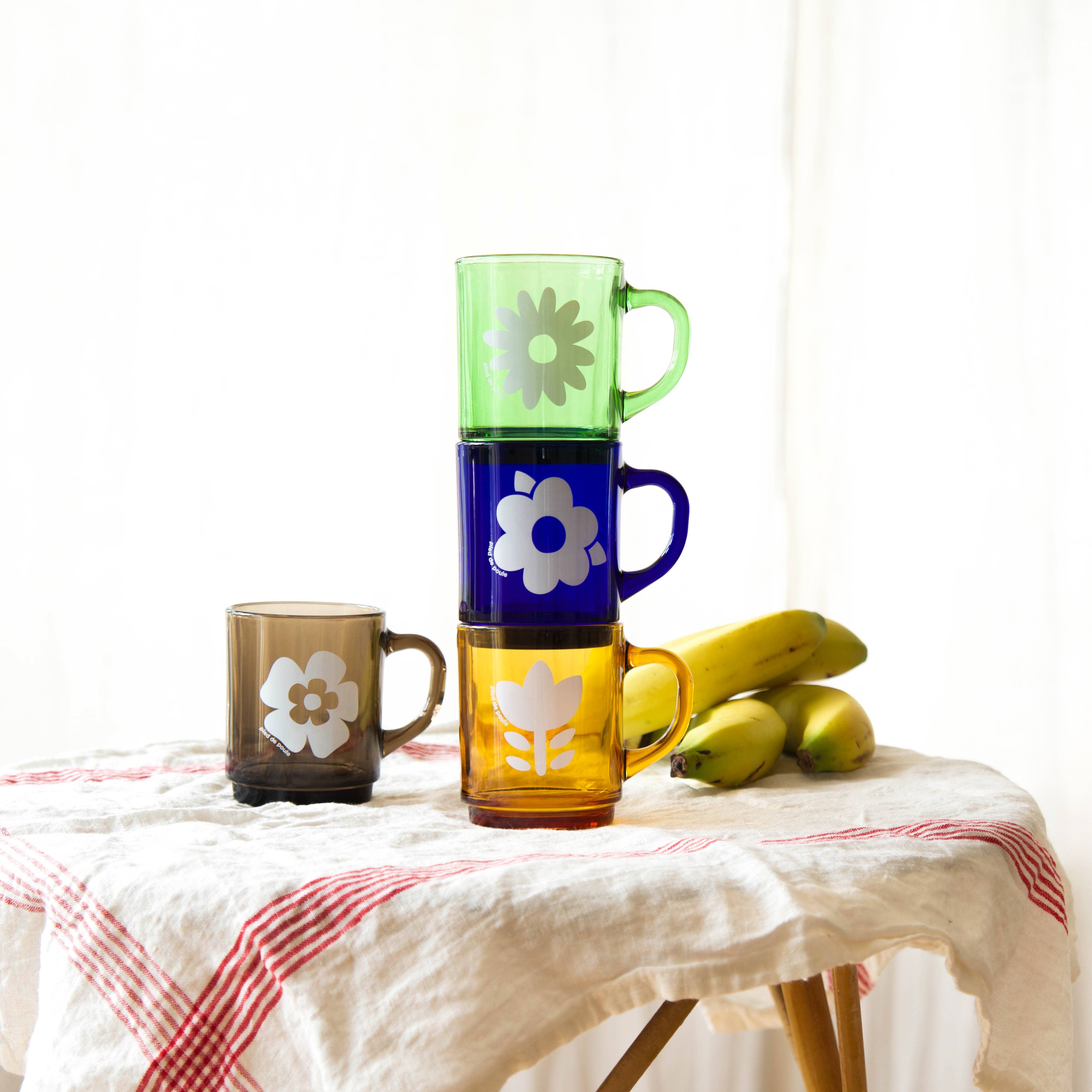 Pied De Poule - Venta al por mayor Taza - Taza Duralex “RETRO” verde2