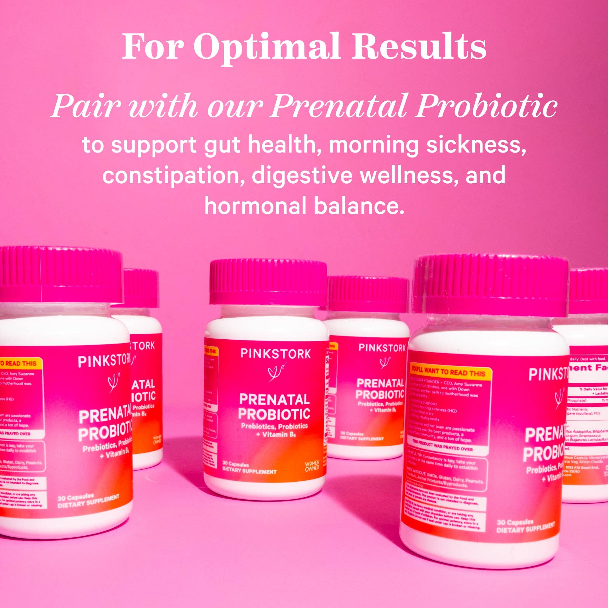 Pink Stork - Wholesale Pre-Natal Supplement - Maternity - Total Prenatal + DHA8
