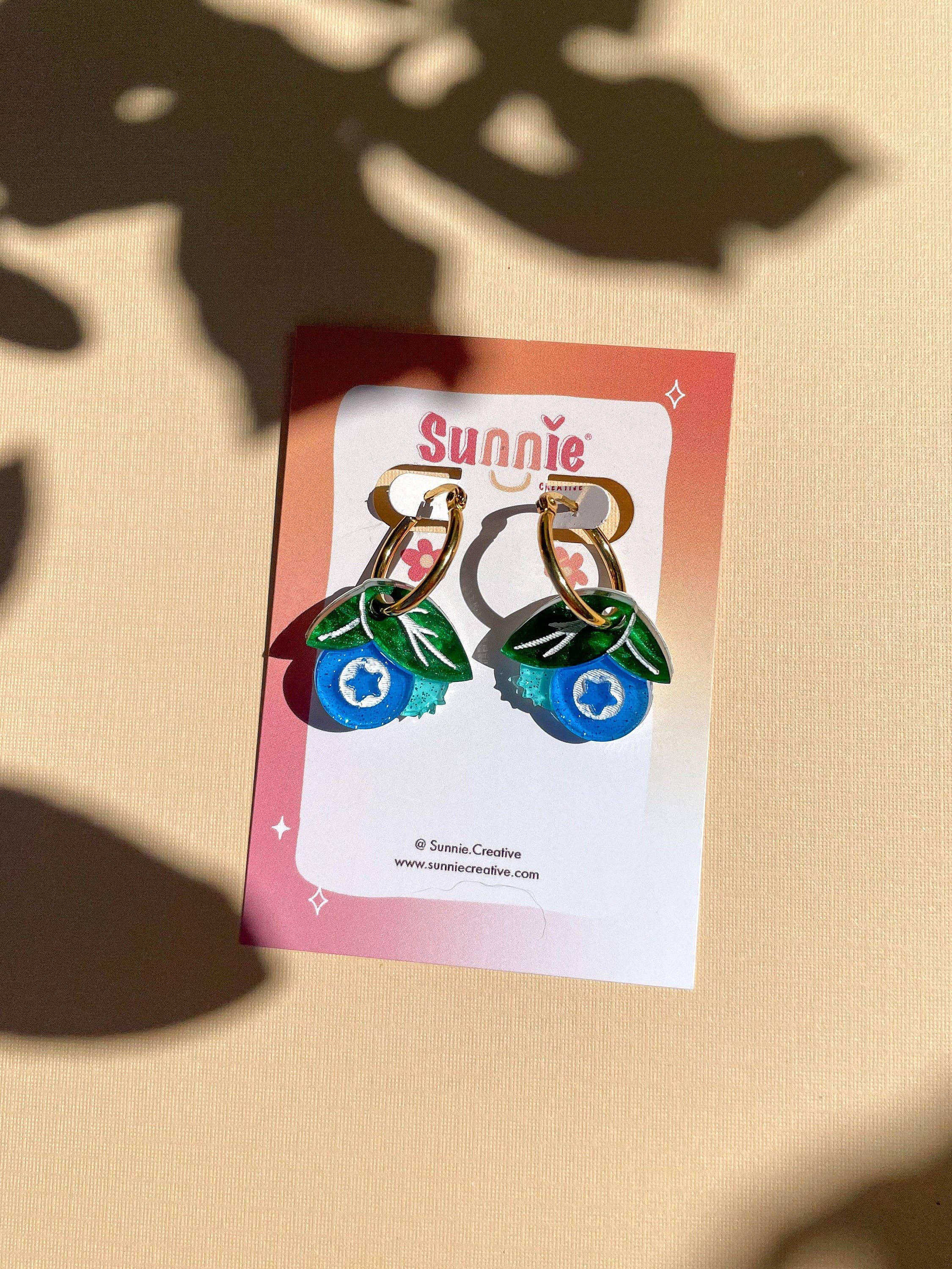 Sunnie Creative - Wholesale Dangle Earrings - Mini Blueberry Dangle0