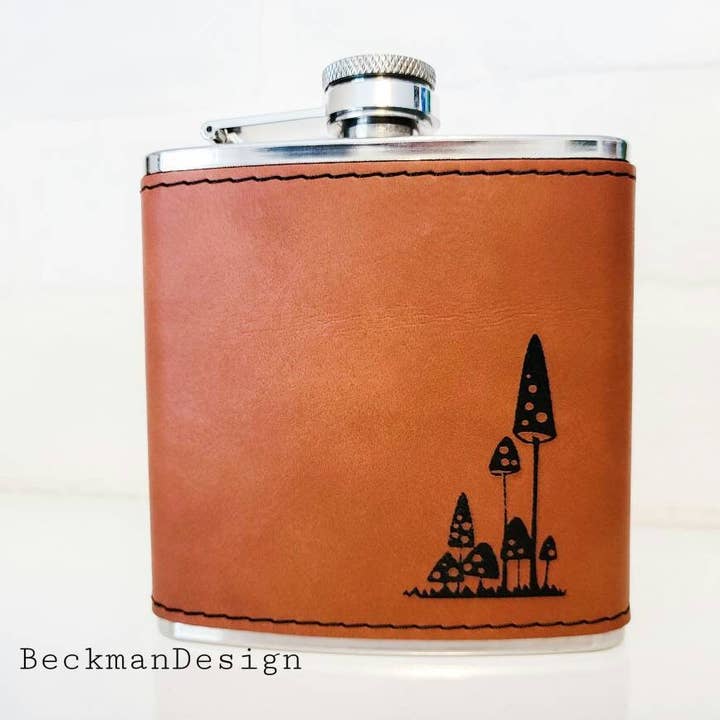 Flask- Toadstool Mushroom for wholesale by Beckman Design